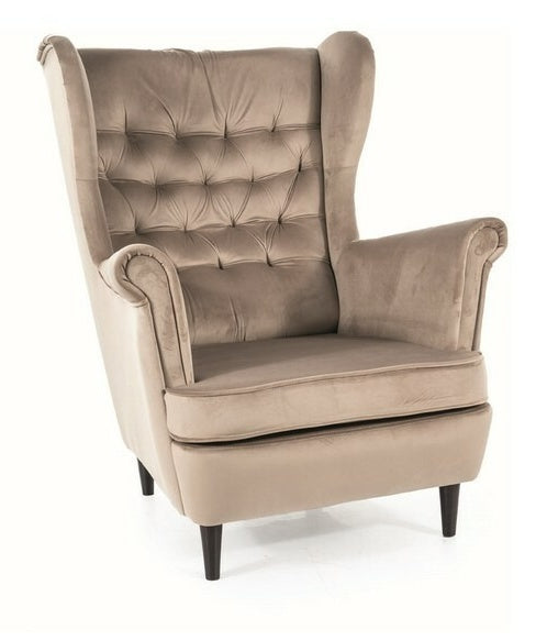 Lounge Chair Harry | size: Width: 92cm, Height: 101cm, Depth: 82cm | color: Beige | image: 0 | variant: 1004989