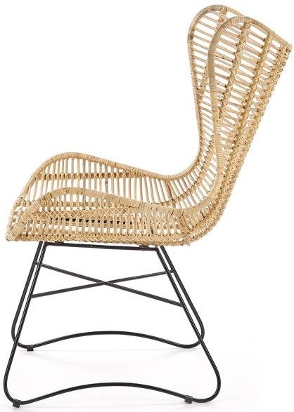 Lounge Chair Indiana | size: Width: 69cm, Height: 103cm, Depth: 70cm | color: Beige | image: 2 | variant: 1011390