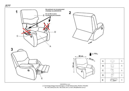 Lounge Chair Jeff | size: Width: 85cm, Height: 101cm, Depth: 93cm | color: Black | image: 4 | variant: 1004660