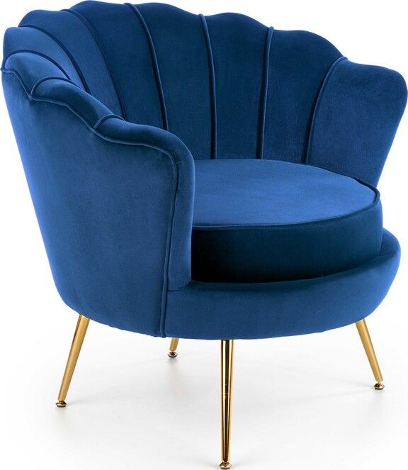 Lounge Chair Jonkoping | size: Width: 81cm, Height: 77cm, Depth: 77cm | color: Blue | image: 1 | variant: 1002685