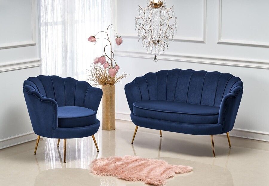 Lounge Chair Jonkoping | size: Width: 81cm, Height: 77cm, Depth: 77cm | color: Blue | image: 8 | variant: 1002685