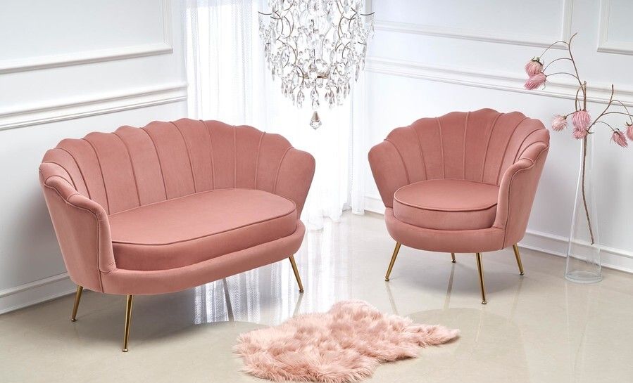 Lounge Chair Jonkoping | size: Width: 81cm, Height: 77cm, Depth: 77cm | color: Pink | image: 8 | variant: 1002683