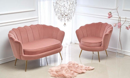 Lounge Chair Jonkoping | size: Width: 81cm, Height: 77cm, Depth: 77cm | color: Pink | image: 8 | variant: 1002683