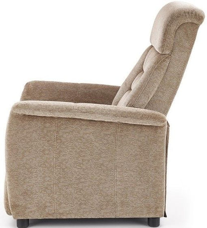 Lounge Chair Jordan | size: Width: 71cm, Height: 106cm, Depth: 85cm | color: Brown | image: 2 | variant: 1004664