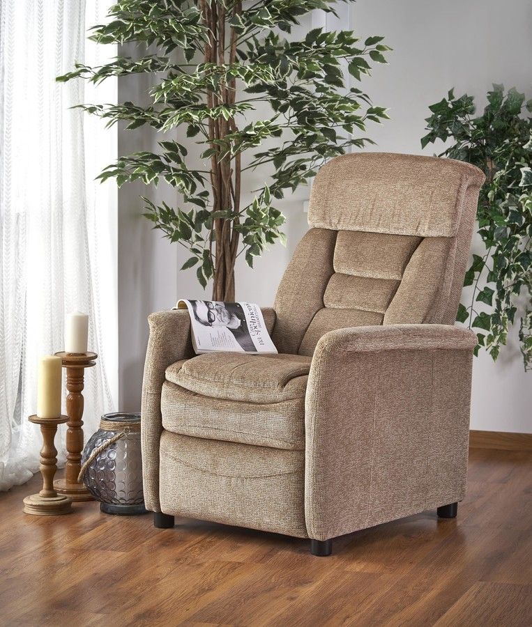 Lounge Chair Jordan | size: Width: 71cm, Height: 106cm, Depth: 85cm | color: Brown | image: 8 | variant: 1004664