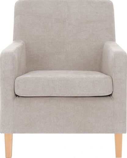 Lounge Chair Leene | size: Width: 68.5cm, Height: 84cm, Depth: 76cm | color: Beige | image: 2 | variant: 1004859