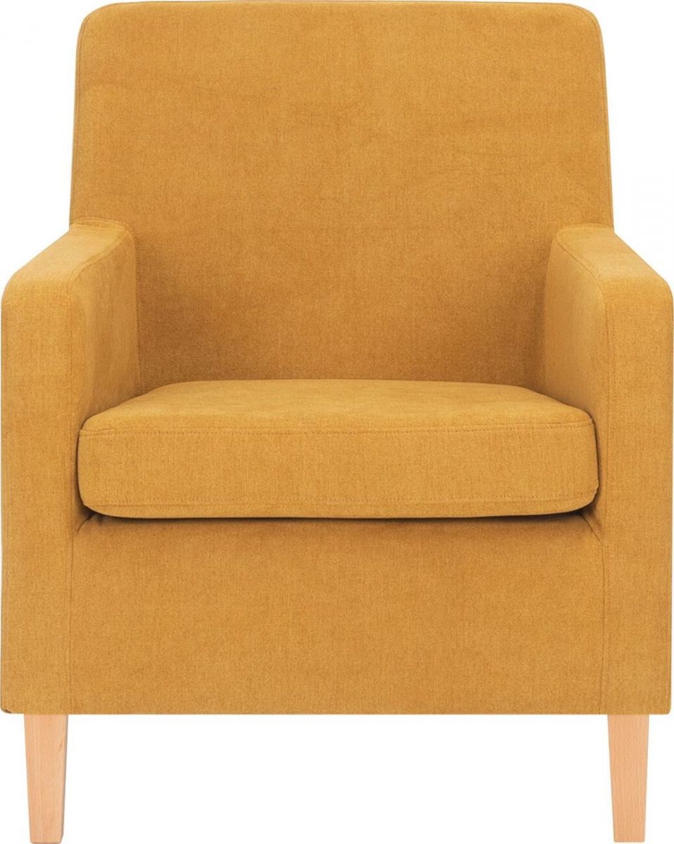 Lounge Chair Leene | size: Width: 68.5cm, Height: 84cm, Depth: 76cm | color: Yellow | image: 2 | variant: 1004860