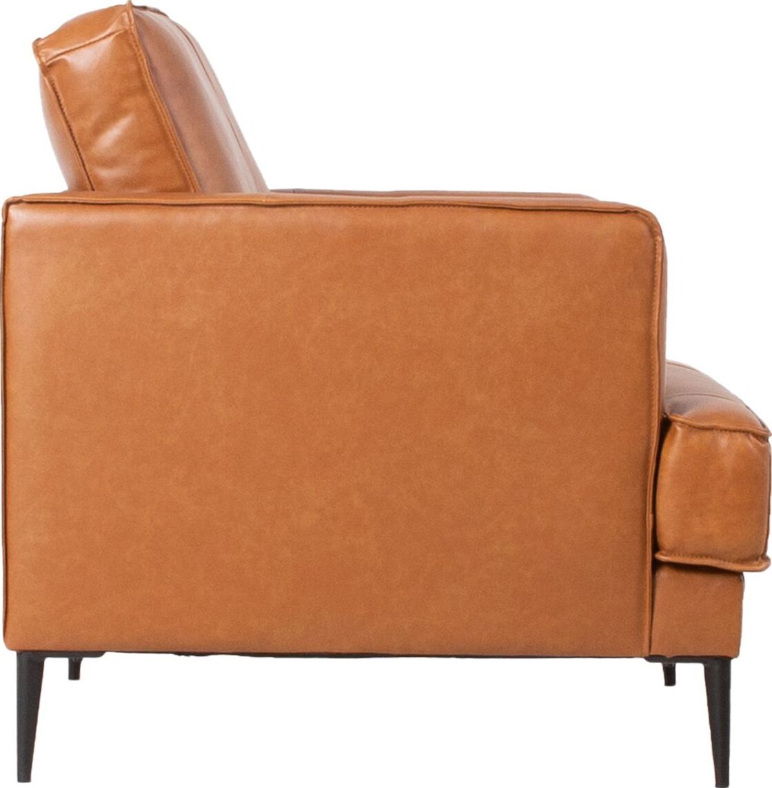 Lounge Chair Leo | size: Width: 80cm, Height: 85cm, Depth: 86cm | color: Brown | image: 3 | variant: 1011832