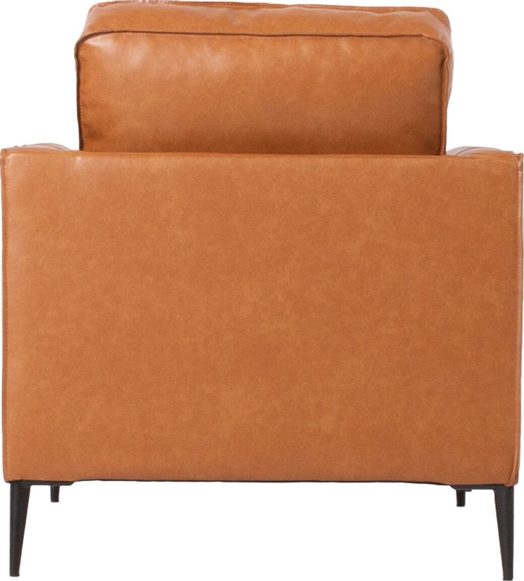 Lounge Chair Leo | size: Width: 80cm, Height: 85cm, Depth: 86cm | color: Brown | image: 4 | variant: 1011832