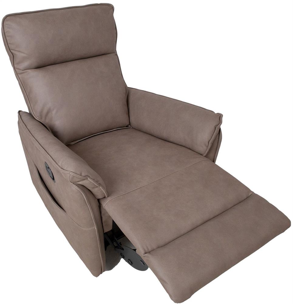 Lounge Chair Lichfield | size: Width: 76cm, Height: 101cm, Depth: 92cm | color: Brown | image: 8 | variant: 1000987
