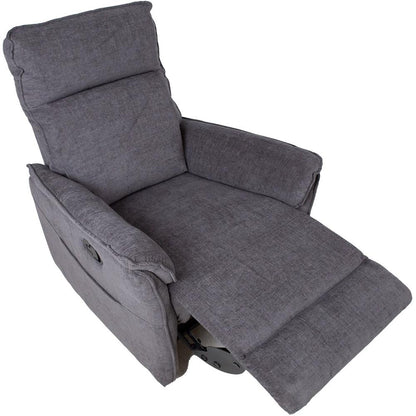 Lounge Chair Lichfield | size: Width: 76cm, Height: 101cm, Depth: 92cm | color: Gray | image: 9 | variant: 1000986