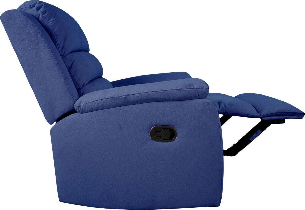 Lounge Chair Lincoln | size: Width: 88cm, Height: 103cm, Depth: 95cm | color: Blue | image: 4 | variant: 1001035