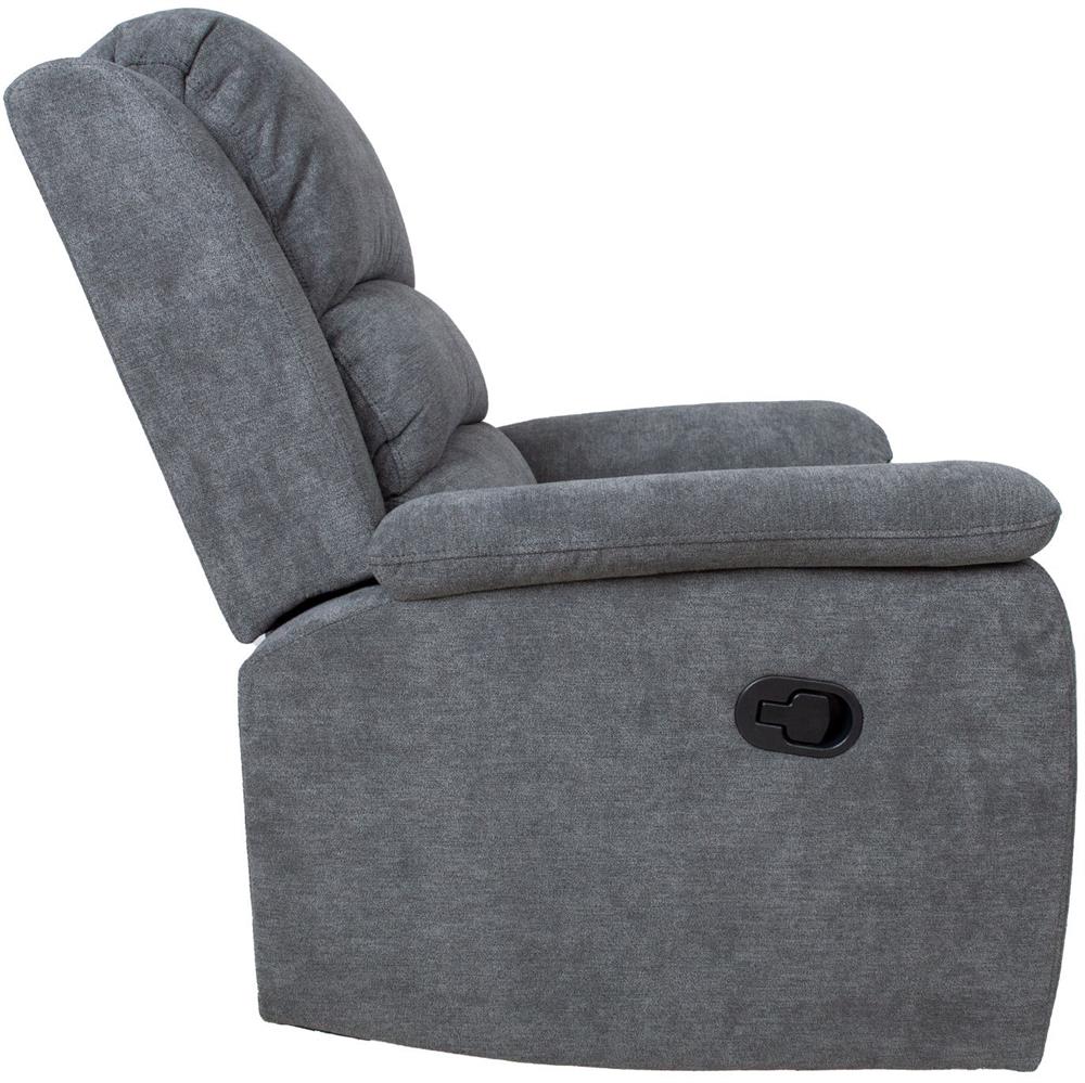 Lounge Chair Lincoln | size: Width: 88cm, Height: 103cm, Depth: 95cm | color: Gray | image: 2 | variant: 1001036