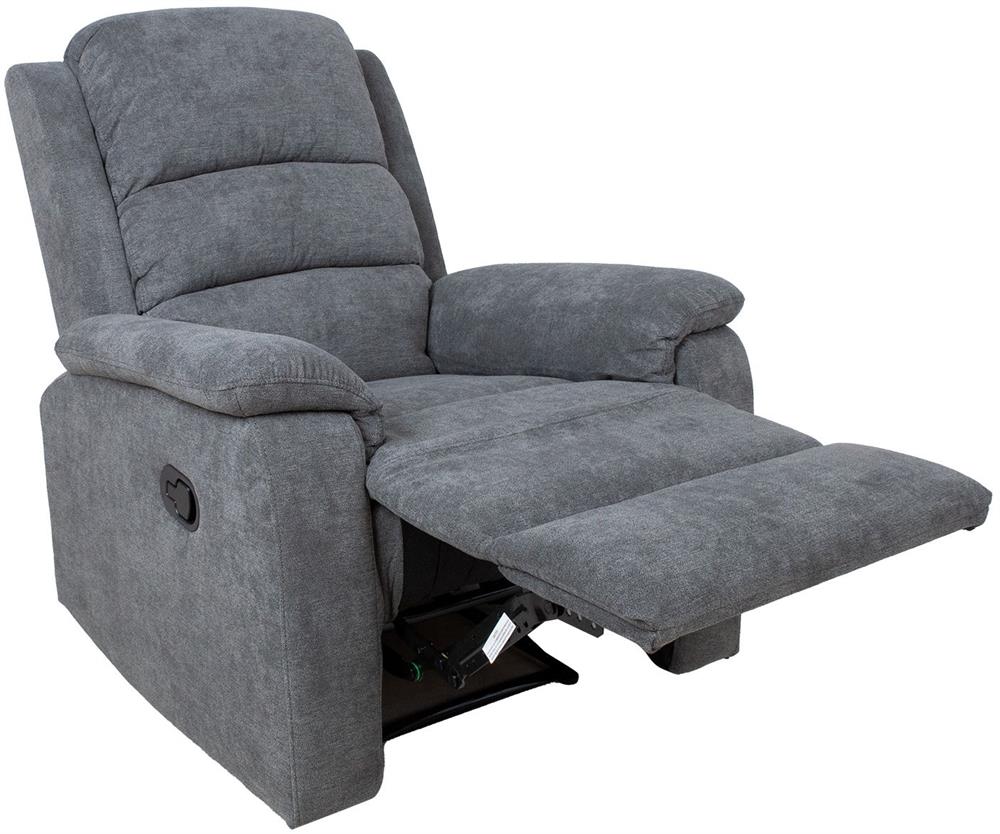 Lounge Chair Lincoln | size: Width: 88cm, Height: 103cm, Depth: 95cm | color: Gray | image: 3 | variant: 1001036