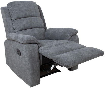 Lounge Chair Lincoln | size: Width: 88cm, Height: 103cm, Depth: 95cm | color: Gray | image: 3 | variant: 1001036