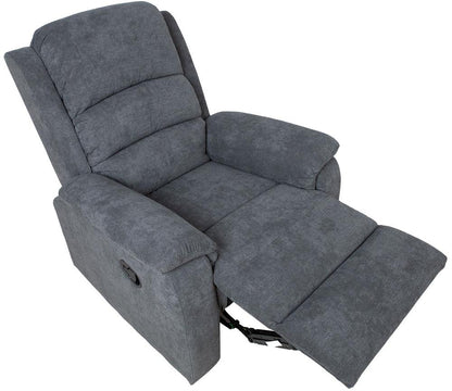 Lounge Chair Lincoln | size: Width: 88cm, Height: 103cm, Depth: 95cm | color: Gray | image: 6 | variant: 1001036