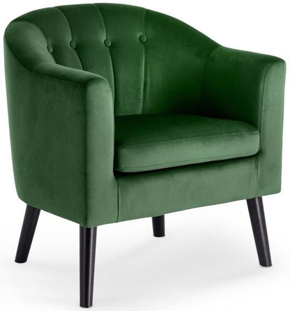 Lounge Chair Livorno | size: Width: 70cm, Height: 75cm, Depth: 64cm | color: Green | image: 1 | variant: 1002778