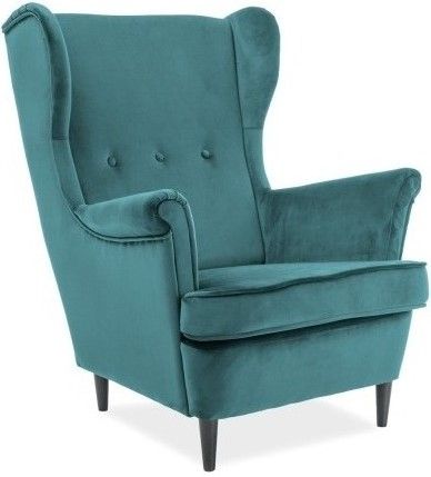 Lounge Chair Lord 1 | size: Width: 72cm, Height: 101cm, Depth: 56cm | color: Blue | image: 1 | variant: 1005026