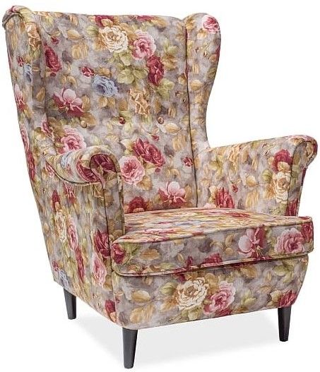 Lounge Chair Lord 2 | size: Width: 75cm, Height: 101cm, Depth: 85cm | color: Multicolored | image: 1 | variant: 1005028