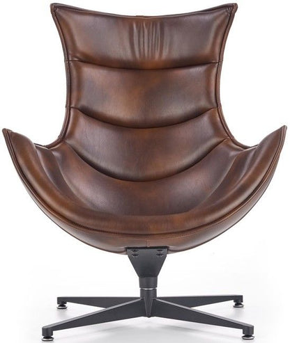 Lounge Chair Luxor | size: Width: 76cm, Height: 96cm, Depth: 84cm | color: Brown | image: 4 | variant: 1004666