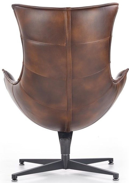 Lounge Chair Luxor | size: Width: 76cm, Height: 96cm, Depth: 84cm | color: Brown | image: 5 | variant: 1004666