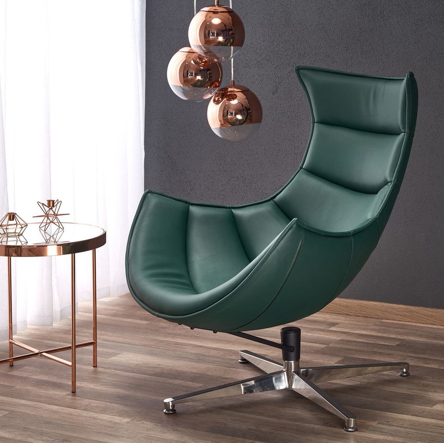 Lounge Chair Luxor | size: Width: 76cm, Height: 96cm, Depth: 84cm | color: Green | image: 6 | variant: 1004670