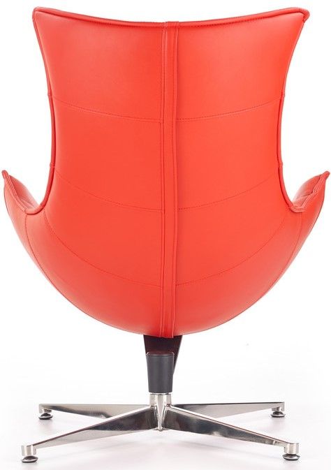 Lounge Chair Luxor | size: Width: 76cm, Height: 96cm, Depth: 84cm | color: Red | image: 5 | variant: 1004669