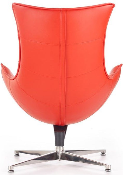 Lounge Chair Luxor | size: Width: 76cm, Height: 96cm, Depth: 84cm | color: Red | image: 5 | variant: 1004669