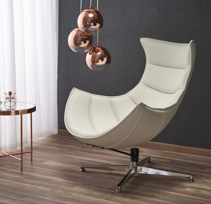 Lounge Chair Luxor | size: Width: 76cm, Height: 96cm, Depth: 84cm | color: White | image: 6 | variant: 1004667
