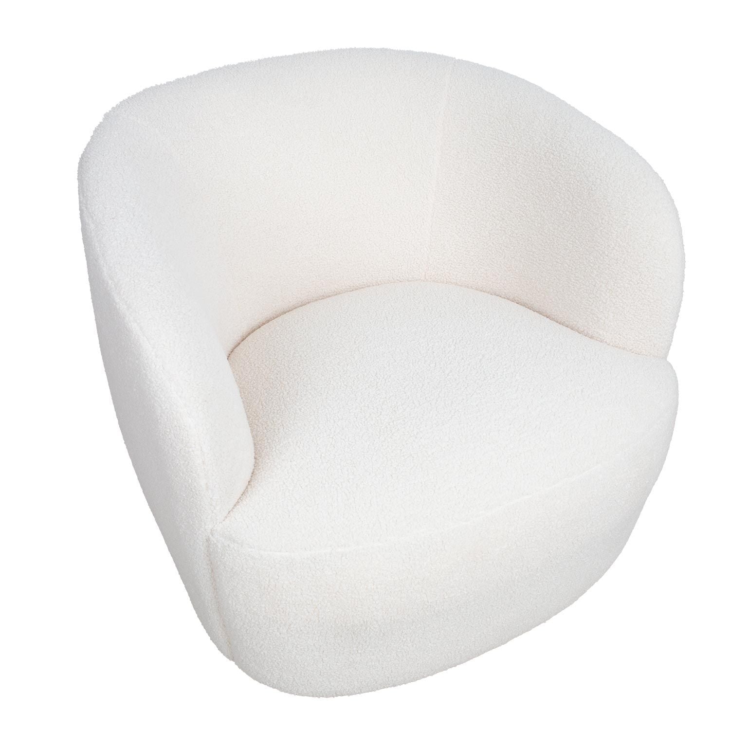 Lounge Chair Manuela | size: Width: 82cm, Height: 75cm, Depth: 84cm | color: White | image: 4 | variant: 1004874