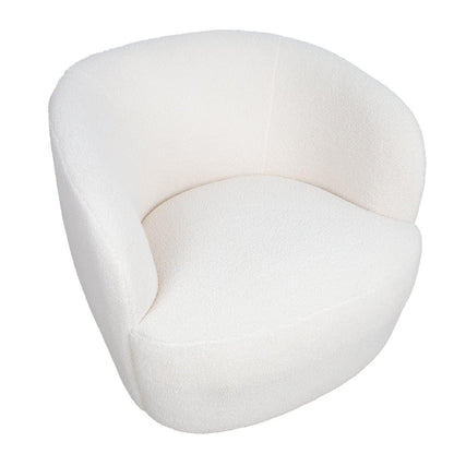 Lounge Chair Manuela | size: Width: 82cm, Height: 75cm, Depth: 84cm | color: White | image: 4 | variant: 1004874