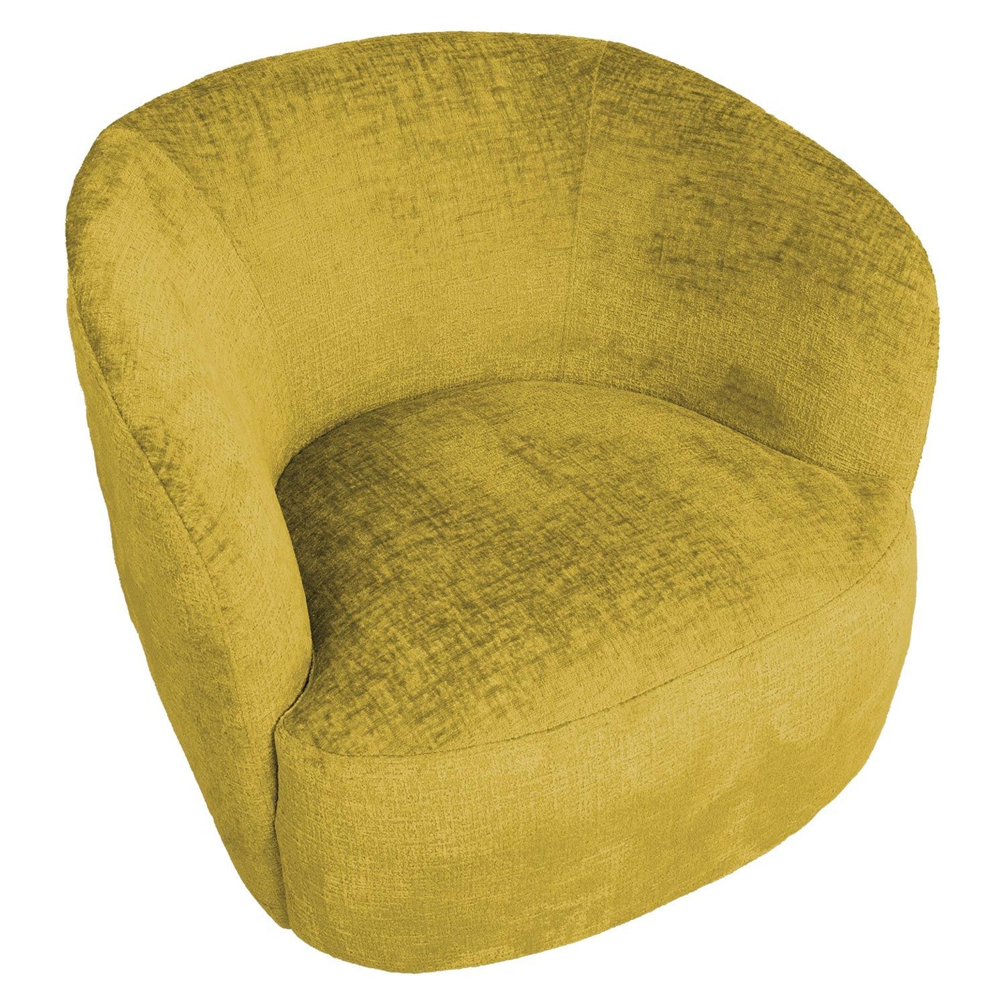 Lounge Chair Manuela | size: Width: 82cm, Height: 75cm, Depth: 84cm | color: Yellow | image: 4 | variant: 1004872