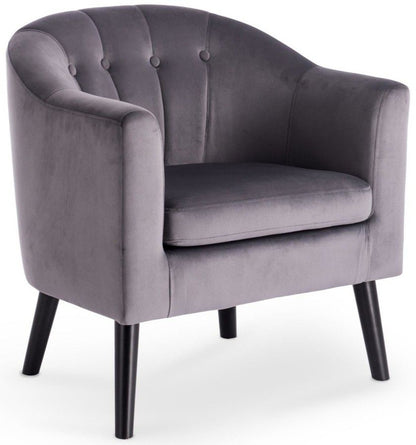 Lounge Chair Marshal | size: Width: 70cm, Height: 75cm, Depth: 64cm | color: Gray | image: 1 | variant: 1004672