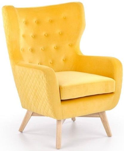 Lounge Chair Marvel | size: Width: 75cm, Height: 103cm, Depth: 83cm | color: Yellow | image: 1 | variant: 1004677