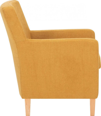 Lounge Chair Matlock | size: Width: 68.5cm, Height: 84cm, Depth: 76cm | color: Yellow | image: 3 | variant: 1001027