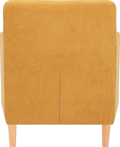 Lounge Chair Matlock | size: Width: 68.5cm, Height: 84cm, Depth: 76cm | color: Yellow | image: 4 | variant: 1001027