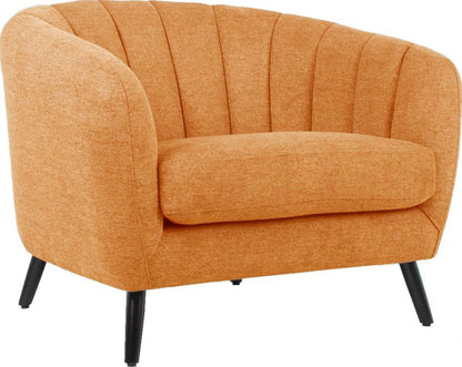 Lounge Chair Melody | size: Width: 100cm, Height: 76cm, Depth: 88cm | color: Orange | image: 1 | variant: 1004885