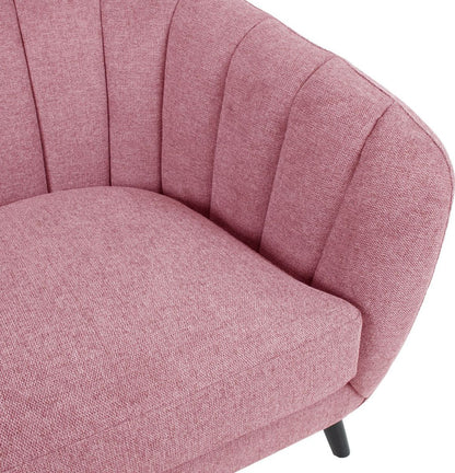 Lounge Chair Melody | size: Width: 100cm, Height: 76cm, Depth: 88cm | color: Pink | image: 5 | variant: 1004882