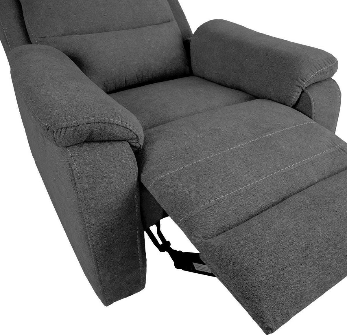 Lounge Chair Mimi | size: Width: 92cm, Height: 102cm, Depth: 93cm | color: Gray | image: 7 | variant: 1004897
