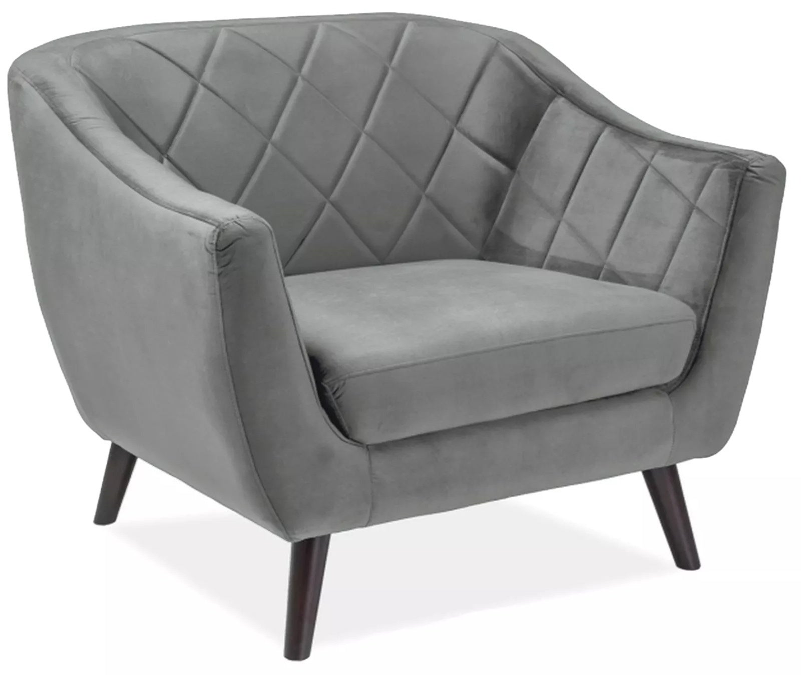 Lounge Chair Molly 1 | size: Width: 105cm, Height: 83cm, Depth: 85cm | color: Gray | image: 0 | variant: 1005062