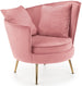 Lounge Chair Montreuil | size: Width: 90cm, Height: 87cm, Depth: 90cm | color: Pink | image: 1 | variant: 1002675