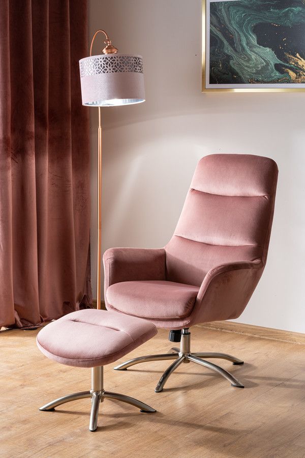 Lounge Chair Nixon | size: Width: 68cm, Height: 110cm, Depth: 73cm | color: Pink | image: 2 | variant: 1005040