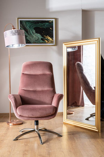 Lounge Chair Nixon | size: Width: 68cm, Height: 110cm, Depth: 73cm | color: Pink | image: 3 | variant: 1005040