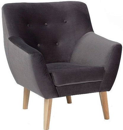Lounge Chair Nordic 1 | size: Width: 76cm, Height: 90cm, Depth: 75cm | color: Gray | image: 1 | variant: 1005044