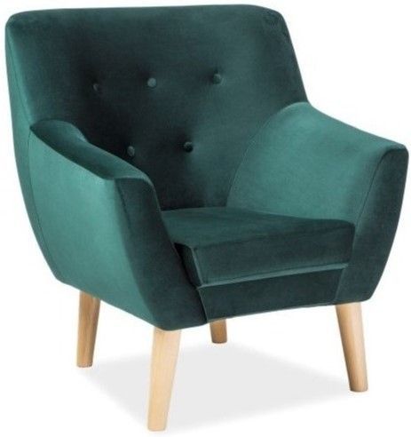 Lounge Chair Nordic 1 | size: Width: 76cm, Height: 90cm, Depth: 75cm | color: Green | image: 1 | variant: 1005045