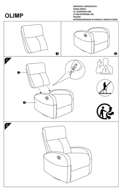 Lounge Chair Olimp | size: Width: 72cm, Height: 101cm, Depth: 80cm | color: Gray | image: 5 | variant: 1005049