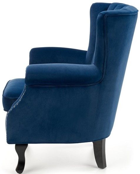 Lounge Chair Oristano | size: Width: 73cm, Height: 87cm, Depth: 70cm | color: Blue | image: 2 | variant: 1002837
