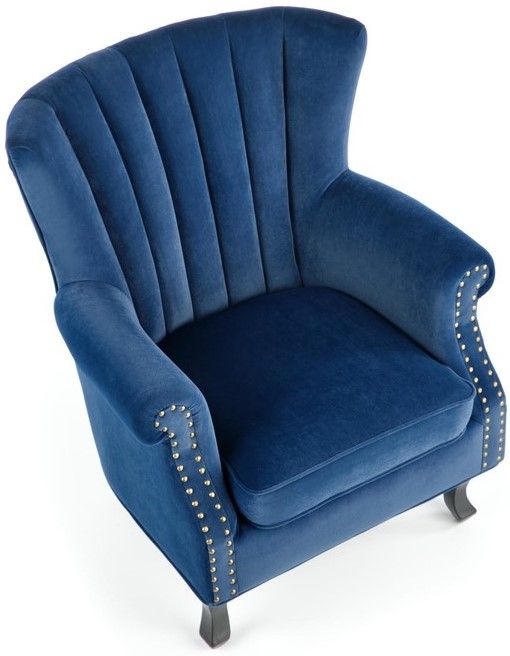 Lounge Chair Oristano | size: Width: 73cm, Height: 87cm, Depth: 70cm | color: Blue | image: 6 | variant: 1002837