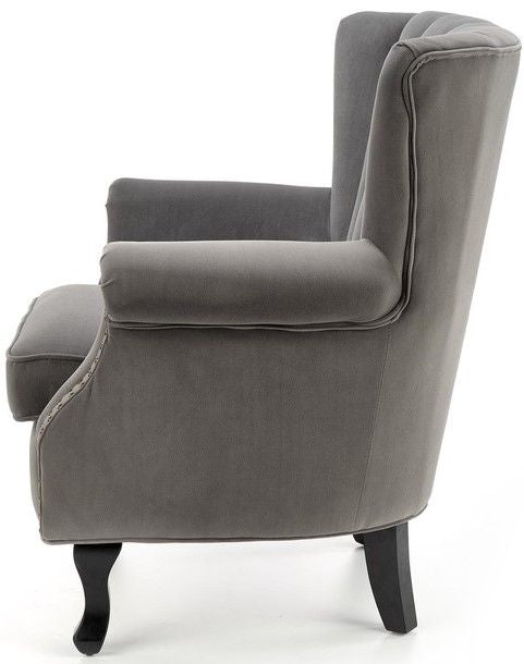 Lounge Chair Oristano | size: Width: 73cm, Height: 87cm, Depth: 70cm | color: Gray | image: 2 | variant: 1002834