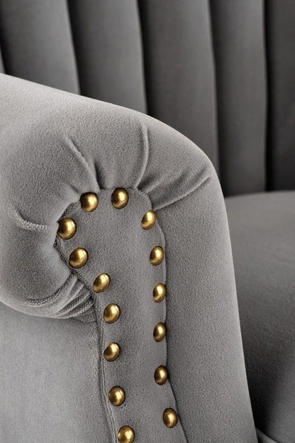 Lounge Chair Oristano | size: Width: 73cm, Height: 87cm, Depth: 70cm | color: Gray | image: 4 | variant: 1002834